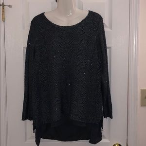Sequin Knit Sweater